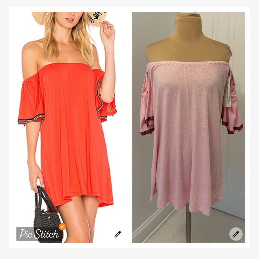 Pitusa Salsa Mini Dress Light Pink